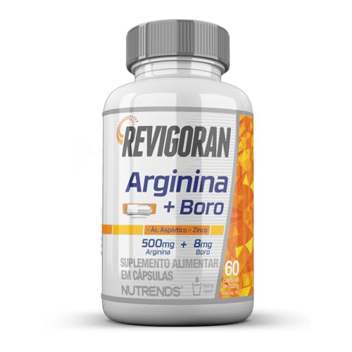 Loja Produto Arginina 25 Revigoran Arginina + Boro com Ácido Aspártico e Zinco, 60 cápsula...