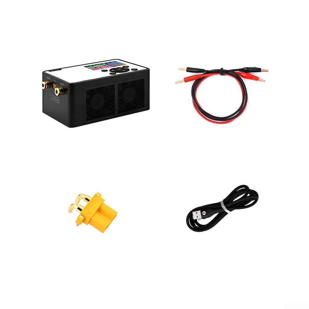 EL15 DC Probador de carga electrónico programable 60V 12A Capacidad de la batería Medidor de resistencia interna 4 modos Voltaje de corriente constante Ventiladores de refrigeración duales
