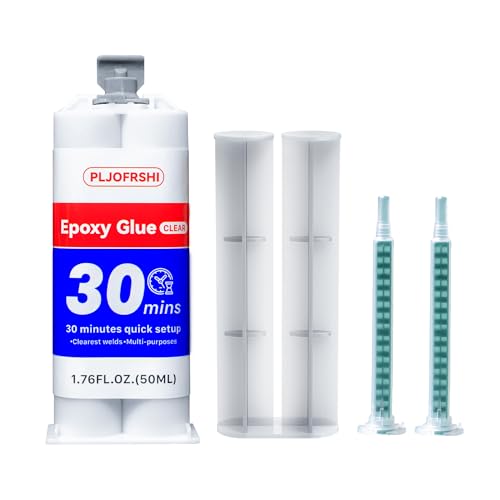PLJOFRSHI Clear ab Epoxy Glue ，Multipurpose epoxy Resin Adhesive for Repairing Plastic, Metal, Ceramics, Wood，Fishing rods etc，It is The Best Waterproof Plastic Welding Repair Glue（1）