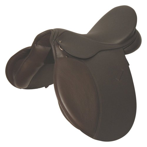 Kincade Leather All Purpose M Saddle, Brown, Size 17.5