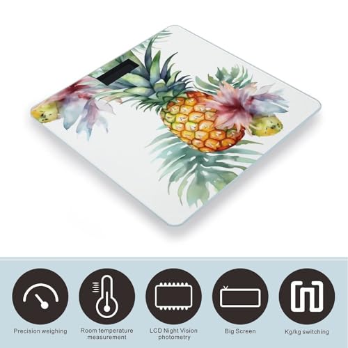 Balanza digital Tropical Pineapple para peso corporal miniatura 3