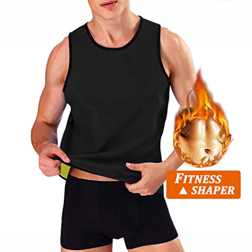 Corsé de control de barriga y faja para perder peso de neopreno para sudoración masculina 4