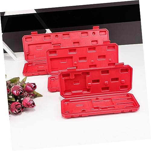 Caja protectora de plástico roja para calibradores portátil miniatura 6