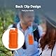 Retevis RT622 Walkie Talkie Mini, PMR446 Professionelles 2-Wege-Funkgerät für Große Entfernungen, VOX, Wiederaufladbares Auto-Walkie-Talkie für Erwachsene, Camping (Orange, 1 Paar)