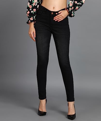 Image of Urbano Fashion Women's Skinny Fit High Rise Jeans