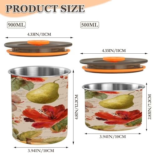 Envase Hermético para Café de Acero Inoxidable 17oz miniatura 2