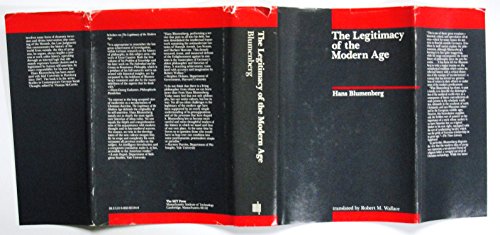 The Legitimacy of the Modern Age