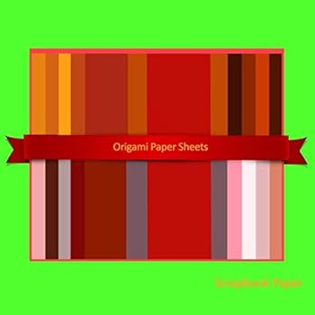 Scrapbook Paper : Origami Paper Sheets