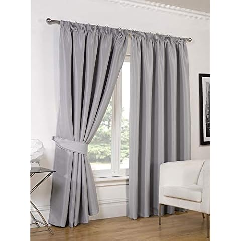RAYYAN LINEN Thermal Pencil Pleat Blackout Curtains Cover