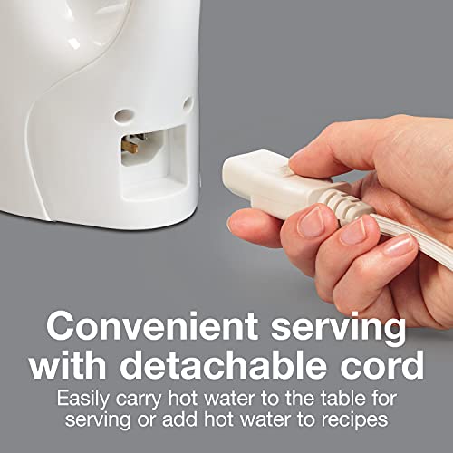 Hervidor eléctrico Proctor Silex 1L con licuadora portátil miniatura 3
