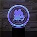 Produktbild 3D Light Animal Wolf ist ein neuartiges Geschenk für Kinder, um das LED-Nachtlicht-Hologramm zu dekorieren
