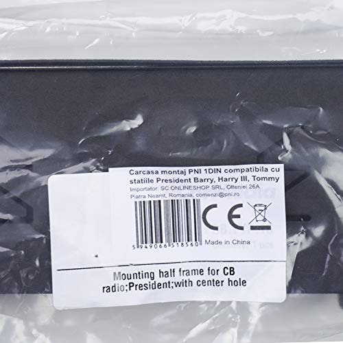 Président President Gehäuse montieren 1DIN kompatibel mit Radio CB Barry, Harry III, Tommy, PNI-DINPR