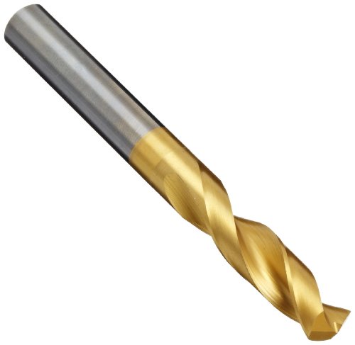Image of Dormer R5209.7 Multi-Application Screw Machine Length CDX Solid Carbide Drill, Parallel Shank, 9.7 mm Cutting Diameter, 43 mm Flute Length, 89 mm Total Length