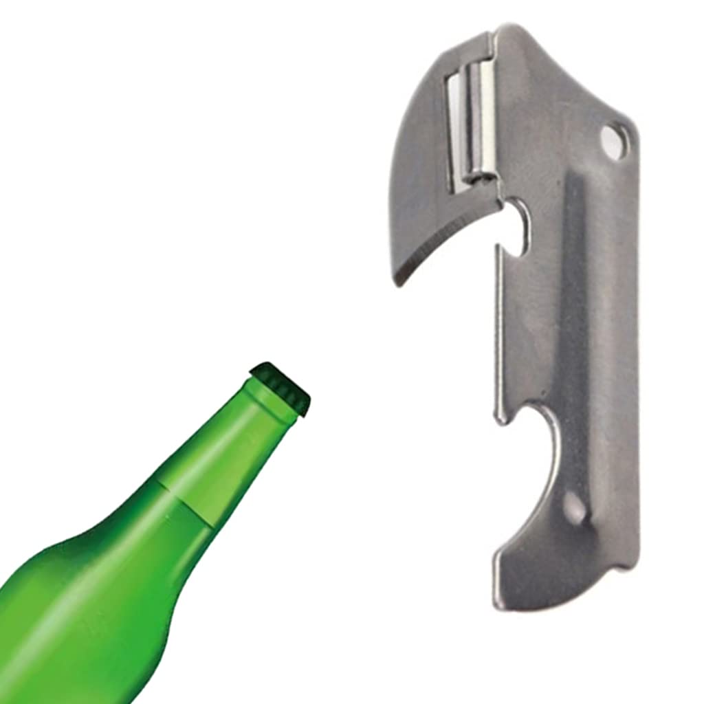 YMXOUQ 5 Pcs Polished Stainless Steel Can Opener Multi-function Stainless Opener Foldable Anti-Rust Practicality Multi-function Can Opener