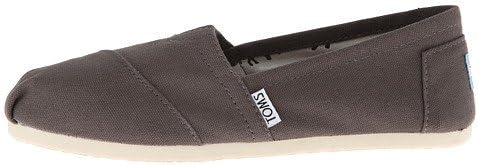 TOMS Womens Classics Ash Canvas 001001B07-GREY Womens 7.5 | Image 2