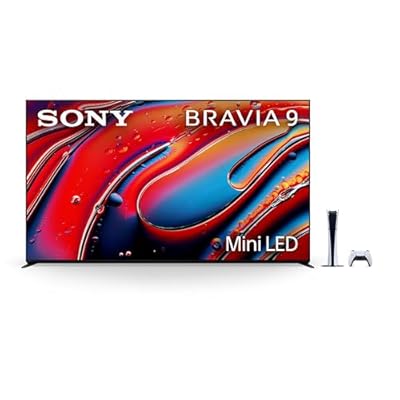 Sony 75 Inch Mini LED QLED 4K Ultra HD TV BRAVIA 9 Smart Google TV & PlayStation 5 Digital Edition Console (Slim)
