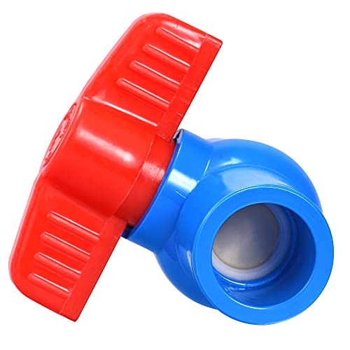 Uxcell A20100600UX0072 Ball Valve, 20Mm Id Pvc Socket End Shut Off Valve thumb #4