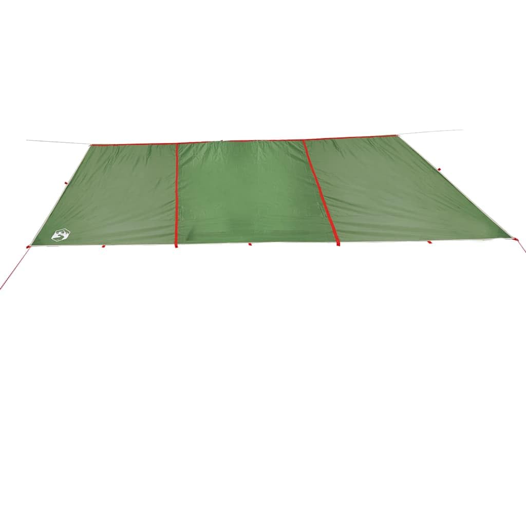 Lona de camping Tarp 420 x 440 cm de tejido Oxford resistente 210D para exteriores, incluye bolsa de transporte, para senderismo, excursiones y accesorios de camping