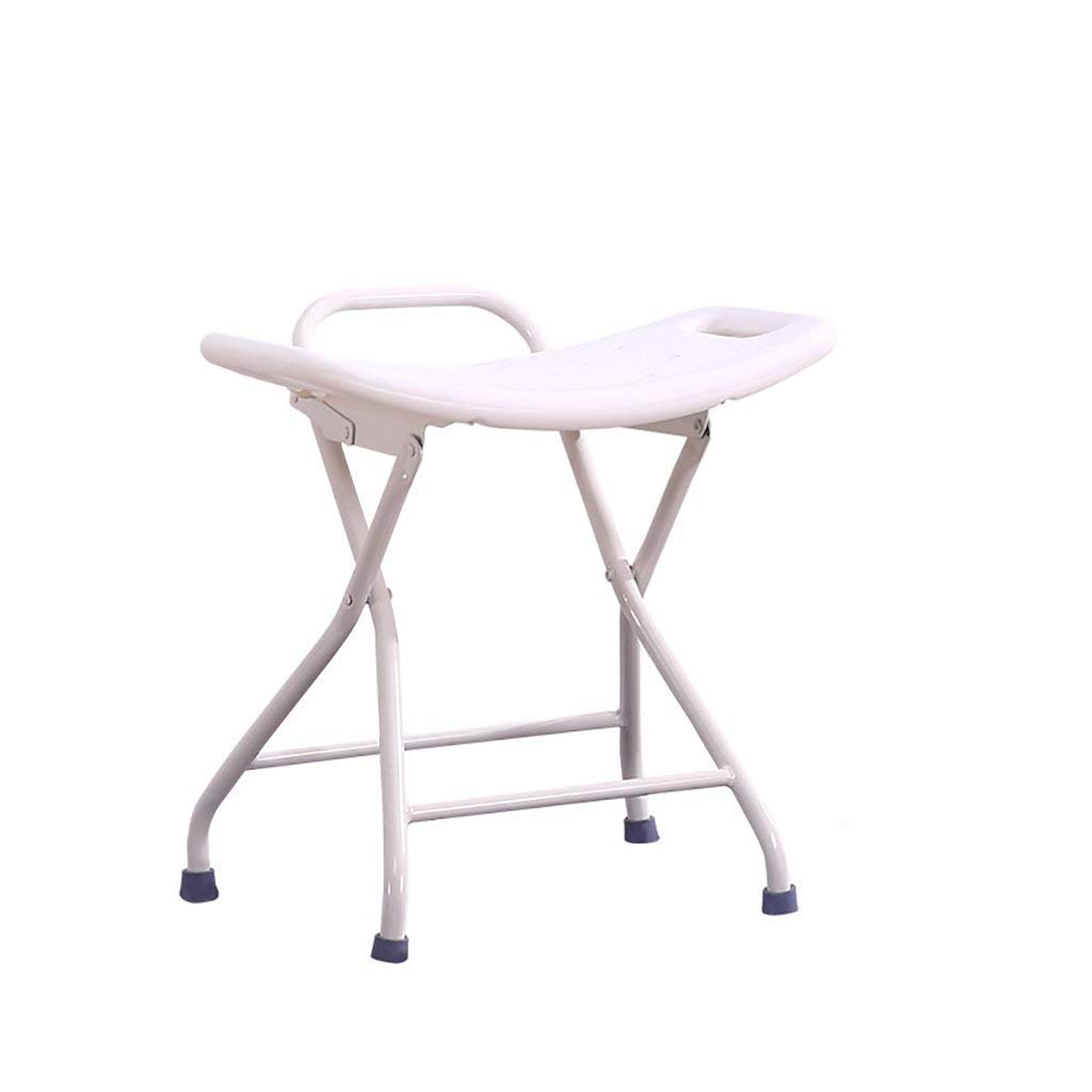 Tabouret de douche pliable handicapé et table glissante PMR
