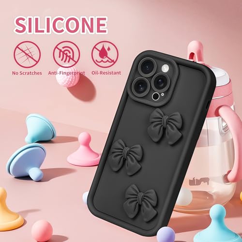 Coque iPhone 15 Pro nœud 3D antichoc fin pour éviter les rayures - 6
