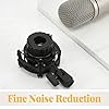 TOYANDONA Microphone Shock Mount for Condenser Mic with Noise Reduction and Ergonomic Adjustability, Open Type Shock Mount in Black Plastic and Metal, for Studio and Live Streaming Use #2