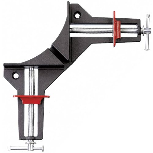 BESSEY Winkelspanner WS1 Spannweite 2 x 73 mm Tiefe 12 mm Verschieden starke Werkstücke spannen mit 2 Spindeln Gewicht 0 20 Kg