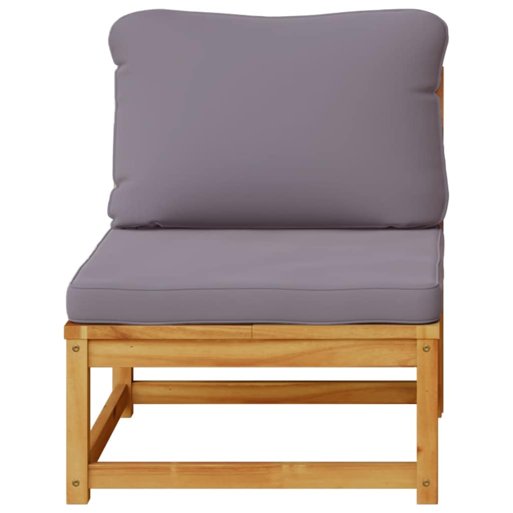 Sofa ogrodowa z poduszką, lite drewno akacjowe