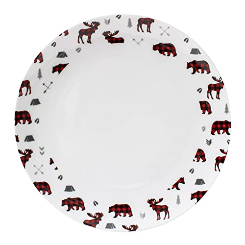 Safdie & Co. Coupe Wildfire 16 Piece Dinnerware Set, Service For 4, Fiesta Dinnerware, Home Trends And Home Food Network Essentials, Multicolor, 16" L X 12" W X 15" H (Hk03974Ec) #TOP4
