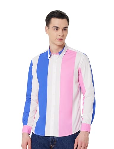 Image of Pepe Jeans Men's Cotton Solid Regular Fit Shirt