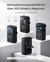 Anker Nano Reiseadapter Weltweit, Universal Reiseadapter, Steckdosenadapter – Ansicht 2