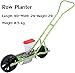 Single Row Hand Push Garden Seeder, Farmer Manual Push A Precision Seeder, for Vegetable Planter, Corn Bean Planter, Garden Seed Spreader, Adjustable Plant Spacing Spreader for Sowing Seeds 1-Row