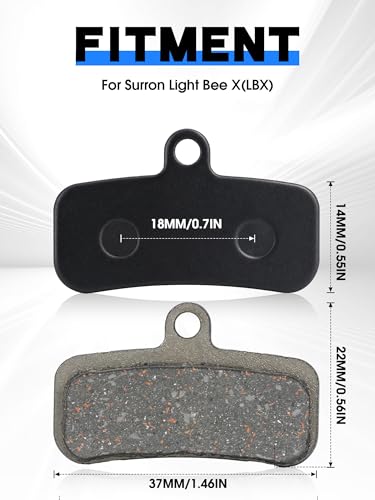 Image of JFG RACING Brake Pads for Surron Light Bee,Dirtbike Brake Pads for Dirt Bike Surron Light Bee X /Sur Ron Light Bee S