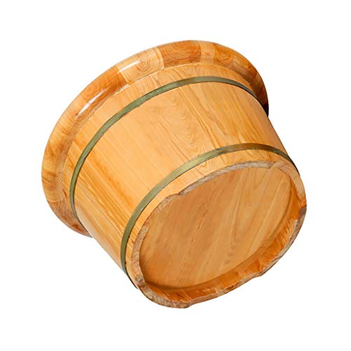 Bañera para pies de madera con masaje Katzowen 40 x 25 x 31 cm miniatura 3