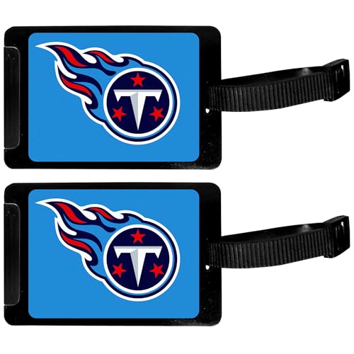 Siskiyou NFL Tennessee Titans Luggage Tag, 2 pk, Black