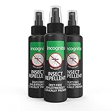  Incognito Spray Repelente de Mosquitos 100% Natural - 100 ml (paquete de 3)