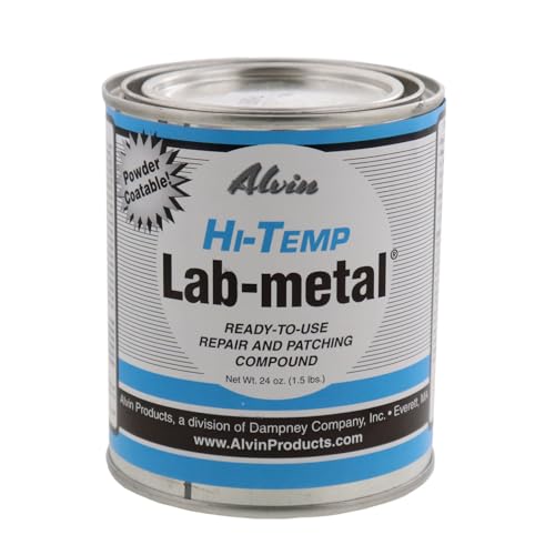 Alvin 24 oz Lab Metal Repair and Patching Compound Withstands Temps Up to 1000F