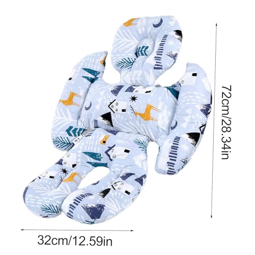 Coussin de siège d'auto pour bébé universel et insert de soutien