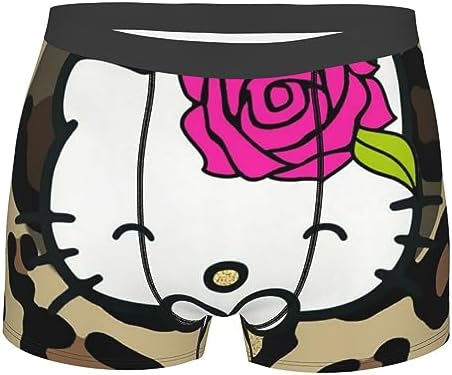 Amazon | [ZOOKISS] ハローキティ ヒョウ柄(1) ボクサーパンツ