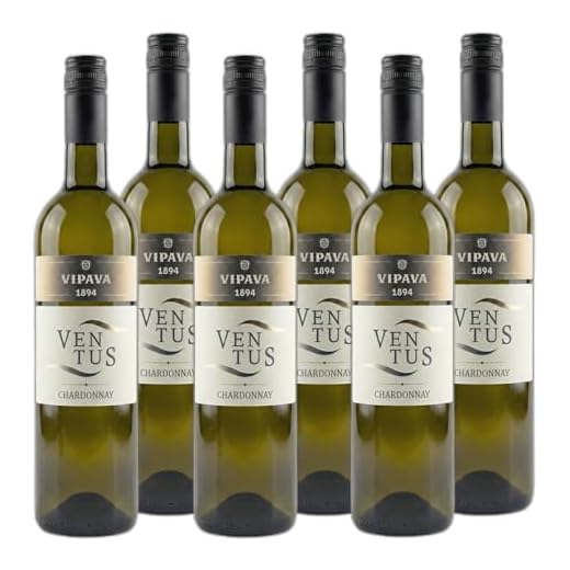 VIPAVA 1894 Weißwein CHARDONNAY 2020, (6 x 0,75 l), von Hand gelesener trockener Weißwein Produktname