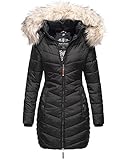 Der Wintermantel wäre nicht von Navahoo, wenn sie nicht auch mit schöne Details wie Beispiel Schöne Stepp Stufen die Gefütterte Eingriffs Taschen mit Reißverschluss ausgestattet & Ripp kragen.