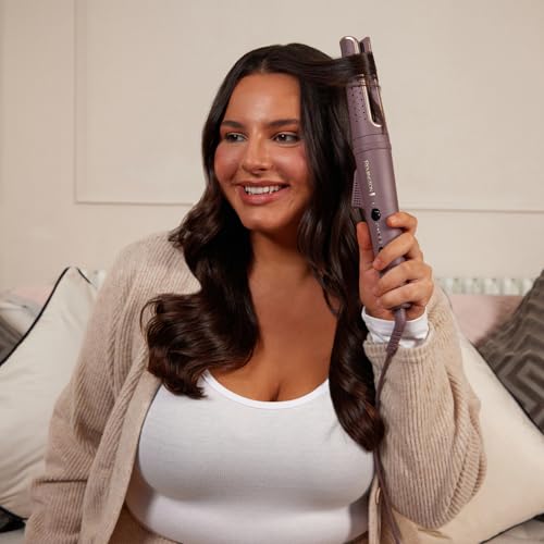 Remington AIRvive™ Hair Curler Fast Heat up, Ready to use in 15secs, 3 Heat Settings, Auto Shut-Off Ionic Air Technology, Rotating Split Barrel, LED Display, Curling Wand for Long & Short Hair CI8930 - Image 4