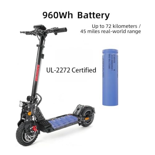 BACKFIRE M8 Electric Scooter for Adults with Local Service Center Dual Motors 1600W*2 Anti-Theft 72km Range Folding E-Scooter - image 2