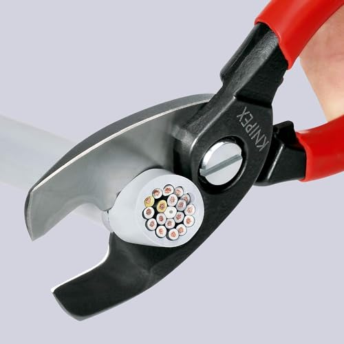 Coupe-câbles KNIPEX à double tranchants pour une section nette sans effort