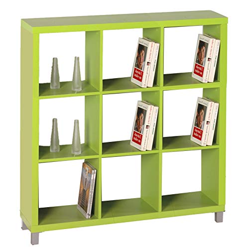 Kit Closet 2020565033 - estanteria kubox 9 huecos, verde, 118 x 111 x 29
