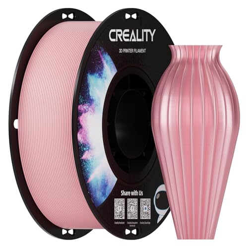 Image of Creality PETG 3D Printing Filament 1.75mm, Excellent Toughness High Precision, Odorless Non-Toxic Moistureproof, 1 kg(2.2 lbs) for Most FDM 3D Printers (Pink)