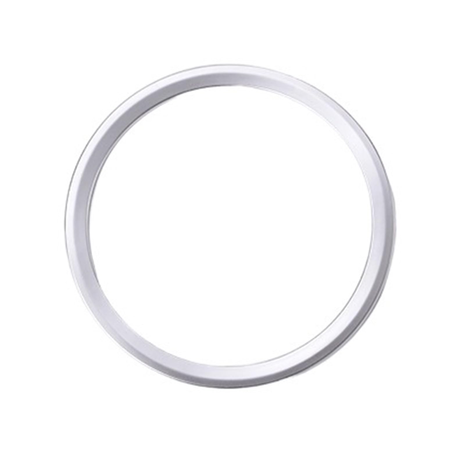 Auto Interior for Jaguar for XFL for F-PACE XE for XEL X761 X760 Steering Wheel Ring Decorative Sticker Accessories(Chrome)