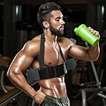 Kisangel Exercise Machines Training Board Bicep Workout Arm Curl Gym Gear Biceps Training Board Man Fitness Tools Bicep Aluminum Alloy Booster Black Arm Arm Belt - Image 3