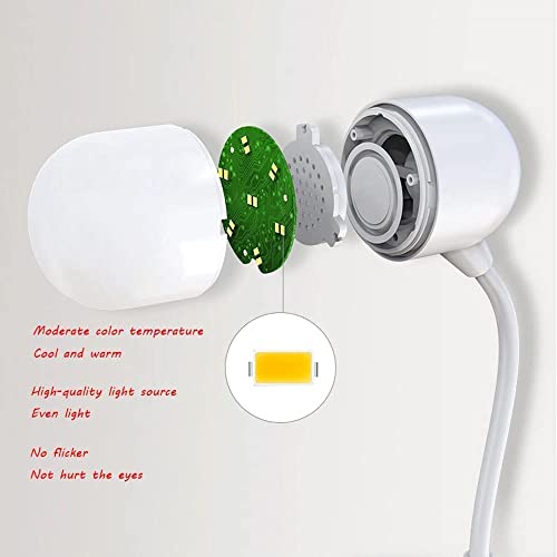 Lampe de bureau de charge de lecture LED 5W réglable avec gradation protection des yeux