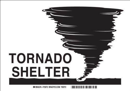 Panneau Tornado Shelter Brady en aluminium rigide haute résistance