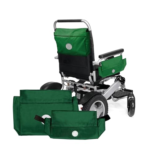Senectitude Bags for Wheelchairs, Walkers, Rollators, Motorized Scooters. Keep Your Items Nearby and Hidden from View. Pack of 2 Bags